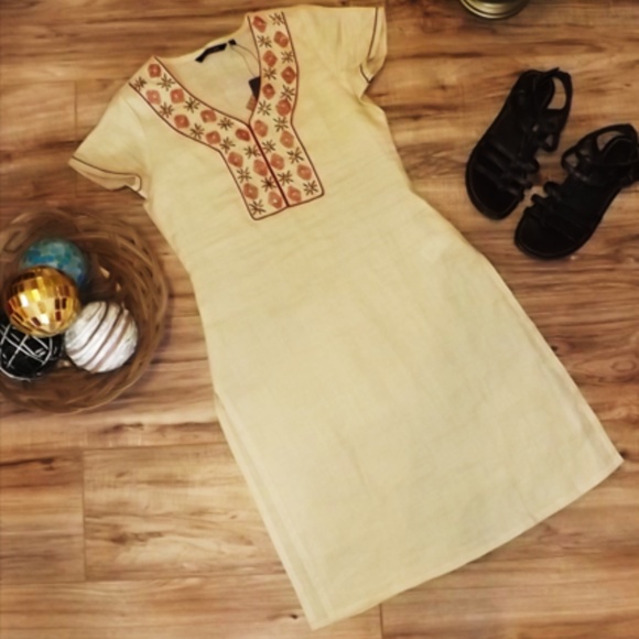 Melange Tops - Linen Indian Tunic